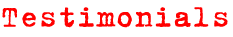testimonials