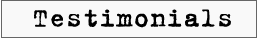 testimonials